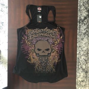 Harley Davidson Fiery Charm tank top